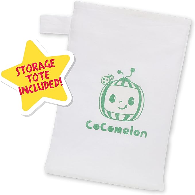 CoComelon 51-Piece Classic ABC Wooden Block Set, Preschool Building Toys, Learning and Education, Officially Licensed Kids Toys for Ages 18 Month, Amazon Exclusive