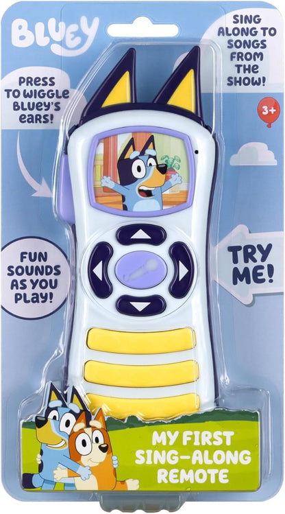 eKids Bluey Toy Remote Control for Toddlers with Built-in Music and Sound Effects, Designed for Fans of Bluey Toys