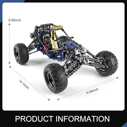 Mould King RC Off-Road Building Car Toys, 515 Pieces Building Blocks Lightning Climbing Car Model with Motors (Remote Control and APP Control), Intelligent Building Kits for Boys