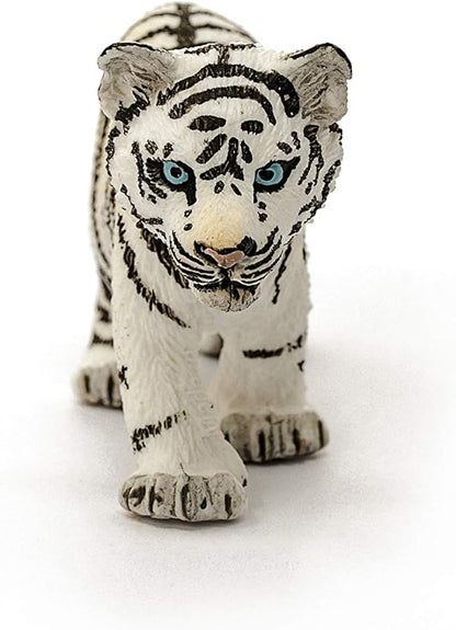 Schleich Wild Life, Animal Figurine, Animal Toys for Boys and Girls 3-8 Years Old, White Tiger Cub, Ages 3+