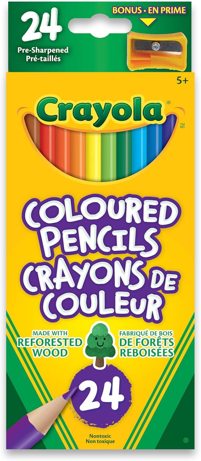 Binney & Smith Crayola(R) Colored Pencils, Set Of 24 Colors by Crayola
