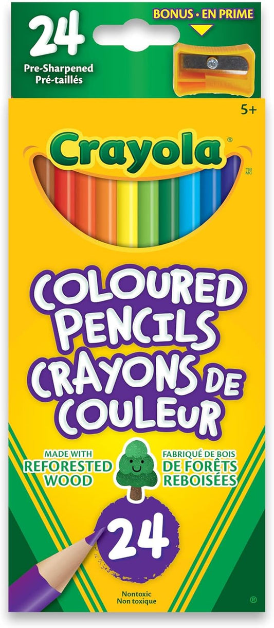 Binney & Smith Crayola(R) Colored Pencils, Set Of 24 Colors by Crayola