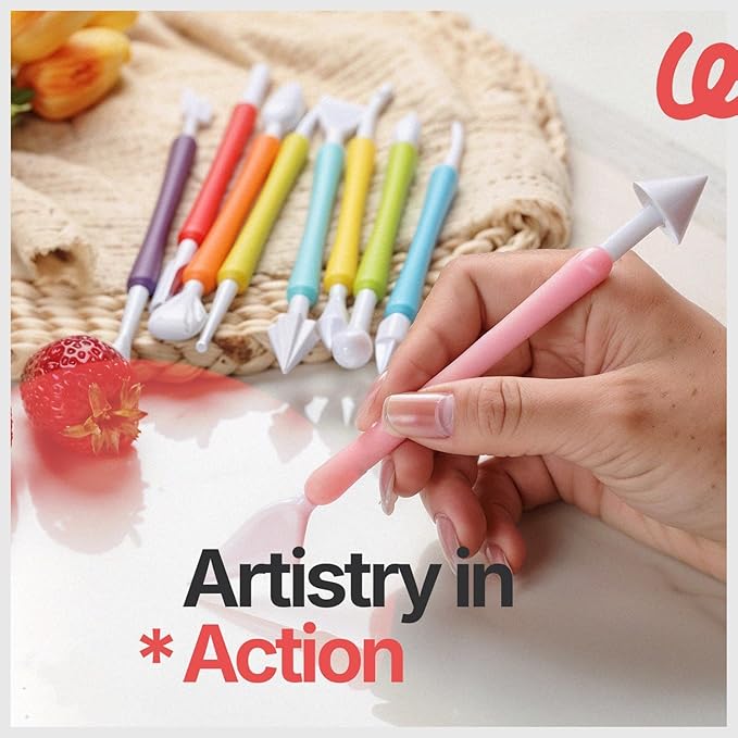 19 Pcs Clay Sculpting Tools, Polymer Clay Tools & Air Dry Clay Accessories, Modeling Clay Kit for Kids & Adults, Pottery Ceramic Tools Sculpting Tool Set with Stylus & Scraper
