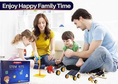 STEM Kits for Kids Ages 8-10-12-14, Stem Building Toys for Boys Age 8-12, Science Experiments for Kids 9-12, Kids Solar Car STEM Projects Activities for Kids Ages 8-12, Stem Toys for Ages 8-13