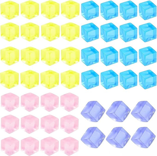 50Pcs Stress Balls for Fidget Toys, Squeeze Cubes Ball Sensory, Easter, Valentines, Stocking Stuffers, Birthday Stress Balls Bulk Classroom Prizes Toy Gifts, Halloween, Christmas, Party Favors