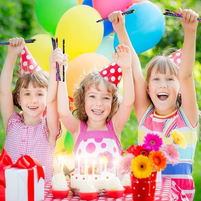 ArtCreativity Happy Birthday Pencils, Set of 24, Cool Writing Pencils with Colorful Birthday Salutations, Birthday Party Favors, Party Goody Bag Fillers, Teacher Supplies for Classroom