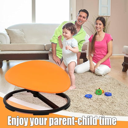 Kids Sensory Swivel Chair,Autism Sensory Spinning Chair for Kids,Sensory Spinning Toy Chair,Kids Coordination Sensory Swivel Products for Ages 3 Years and UP,Training Body Coordination