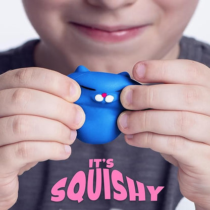 Nutty Toys Squishy Cat Set - 2" Soft Silicone Kawaii Kitties, Top Stress Relief Toy 2026 Unique Gifts for Teens Kids Women Men Adults Best Teenage Girls Teen Boy Tween Valentines Day, Easter Gift Idea