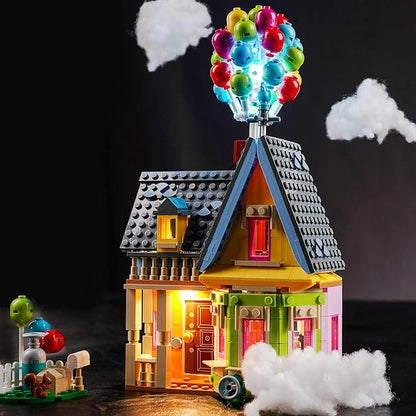 VONADO LED Light Kit Compatible with Lego Pixar ‘Up’ House 43217, DIY Lighting Compatible with Lego Up House 43217 (NO Model), Creative Lights for Up Set (ONLY Lights)