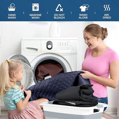 TAOCOCO Recliner Sofa Slipcover Couch Covers for 3 Cushion Couch, Pet Sofa Cover for 3 Seat Recliner Sofa, Washable Reclining Sofa Cover Furniture Protector with Elastic Straps(3 Seater, Black)