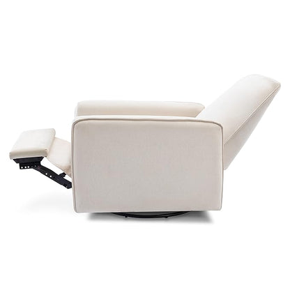 DaVinci Penny Recliner and Swivel Glider in Performance Cream Eco-Weave, Water Repellent & Stain Resistant, CertiPUR-US Certified