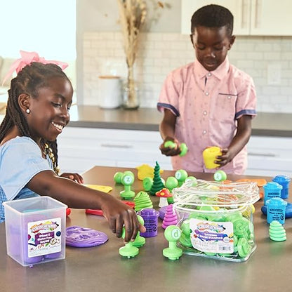 Colorations Alphabet Dough Stampers Set, Lowercase Letters, 26 Letter Stamps for Toddlers & Preschool Kids, Learn ABC & Spelling, Play Dough Creative Play for Classrooms, Daycare, School, Homeschool