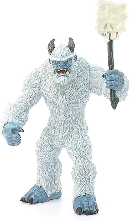 Schleich Eldrador Creatures Mythical Ice Creature with Frozen Hammer Figurine - Icy Monster Action Toy with Movable Arms and Ice Hammer Accessory, Durable Toy for Boys and Girls, Gift for Kids Ages 7+