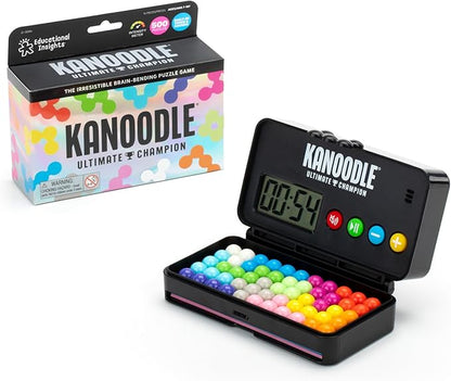 Educational Insights Kanoodle® Ultimate Champion 3D - Brain Teaser Puzzle Game, Featuring 500 Challenges, Gift for Ages 7+