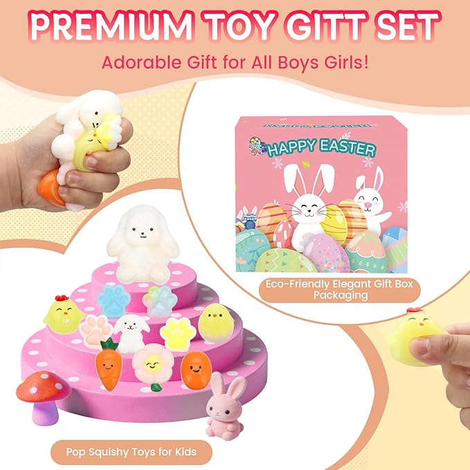 11pcs Squishy Pack,Fidget Toys Include taba Squishies Party Favors for Kids 4-8 8-12 Treasure Box Toys for Classroom Birthday Xmas Gifts for Girls Boys Goodie Bag Stocking Stuffers for Teens