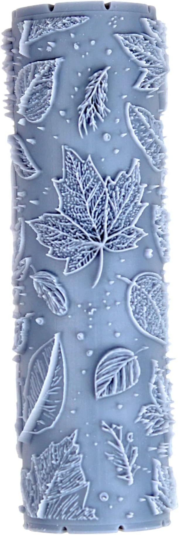 Falling Leaves Clay Texture Roller (4") - Seamless Meadow Set #01 - Embossing Pattern Roller for Polymer & Ceramic Clay, Pottery & Crafts
