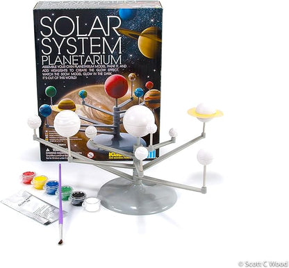 4M Solar System Planetarium - DIY Glow In The Dark Astronomy Planet Model Stem Toys Gift for Kids & Teens, Girls & Boys, Model:3427