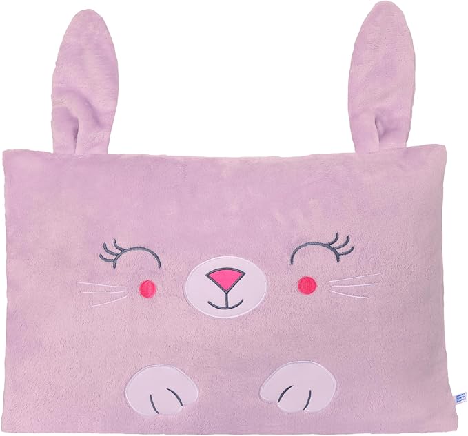 Saint Eve Kids Pillow Pals - Cute & Super Soft Animal Friends Decorative Fluffy Pillow Covers for Girls and Boys & Toddlers Beds, Playroom and Nap Time, Sensory Toys for Kids, Floppy The Bunny