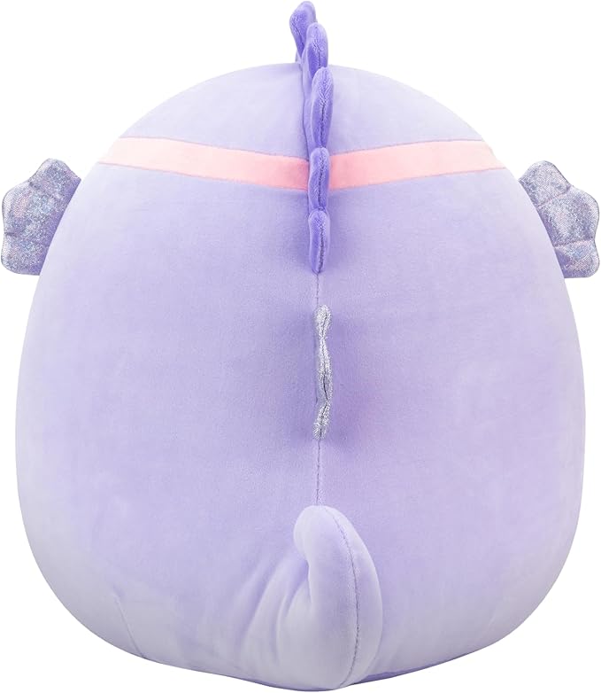 Squishmallows Original 12in Eartha The Purple Seahorse with Silver Headband – Official Jazwares Valentine Plush (Medium)