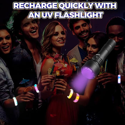 16 PCS Bracelets Glow in The Dark Pop it Fidget Toy, Rainbow Party Favors Wristband Set, Push Bubbles Sensory Pack Kids Ages 5 8 12 Adult Student Gift