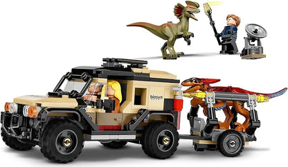 Lego Pyroraptor Dilophosaurus Transport (Jurassic World Edition)