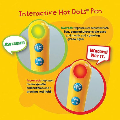 Educational Insights Hot Dots Let's Master 1st Grade Math Set, Math Workbooks, 2 Books with 100 Math Lessons & Interactive Pen, Ages 6+