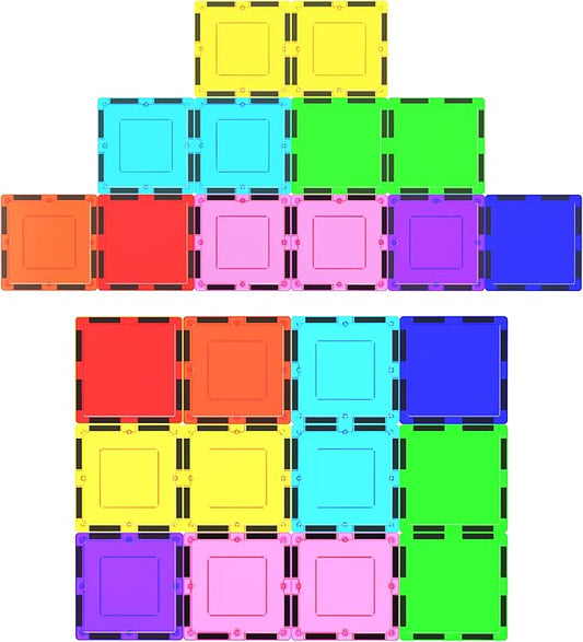 PicassoTiles Magnetic Building Block Set Magnet Tiles Construction Toy STEM Learning Kit Educational Playboards Pretend Play Stacking Blocks Child Brain Development