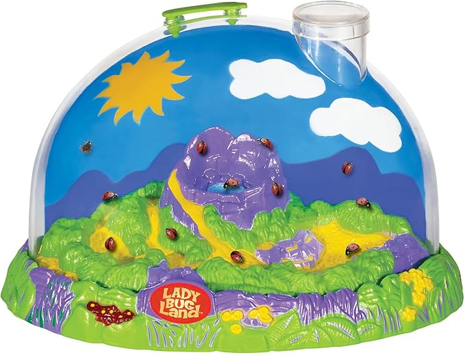 Insect Lore Ladybug Land | Ladybug Growing Kit Habitat | Redeem Voucher For Live Ladybug Larvae