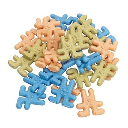 Excellerations Natural Tones Rabbit Blocks - 24 Pieces