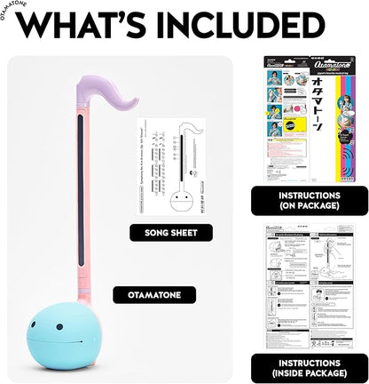 Otamatone Japanese Electronic Musical Instrument Portable Music Synthesizer from Japan by Maywa Denki Educational Fun Gift for Children, Teens & Adults - Black Blue Unicorn Set