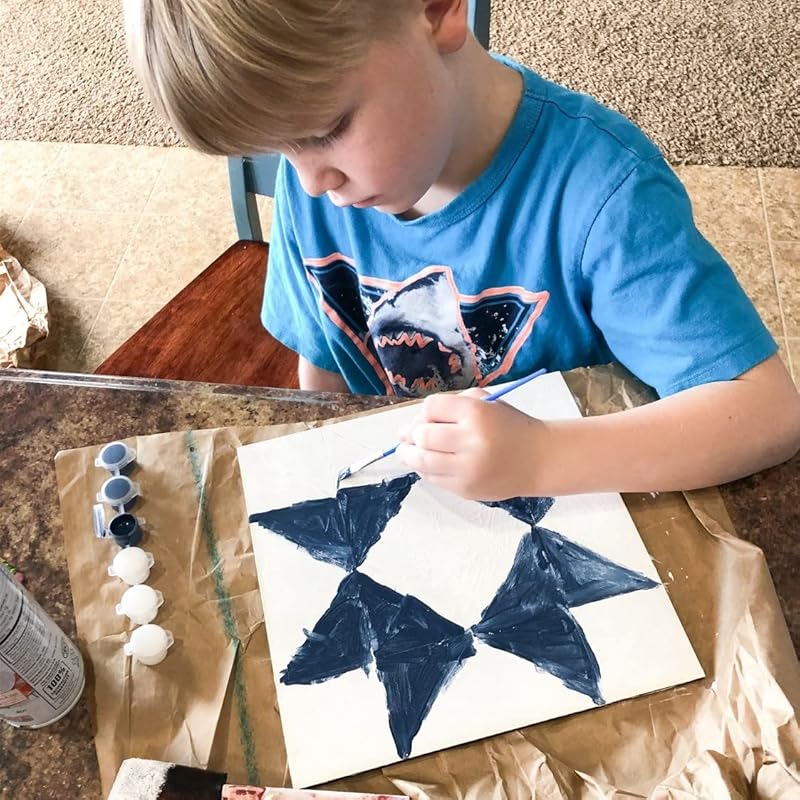 Oversized Unfinished Barn Quilt Square Wooden Sign for Painting, Country Decor Wall Art Quilts Blocks DIY Paint Crafts (18 inches, Rail Fence) AVTRBoutique