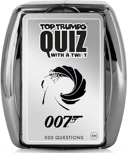 Top Trumps James Bond Movie Trivia Ggame: Quiz Games - Trivia Quiz - Kids Games - Games for Adults - Great Travel Games and Road Trip Games - Trivia Outdoor Games 2+ Players