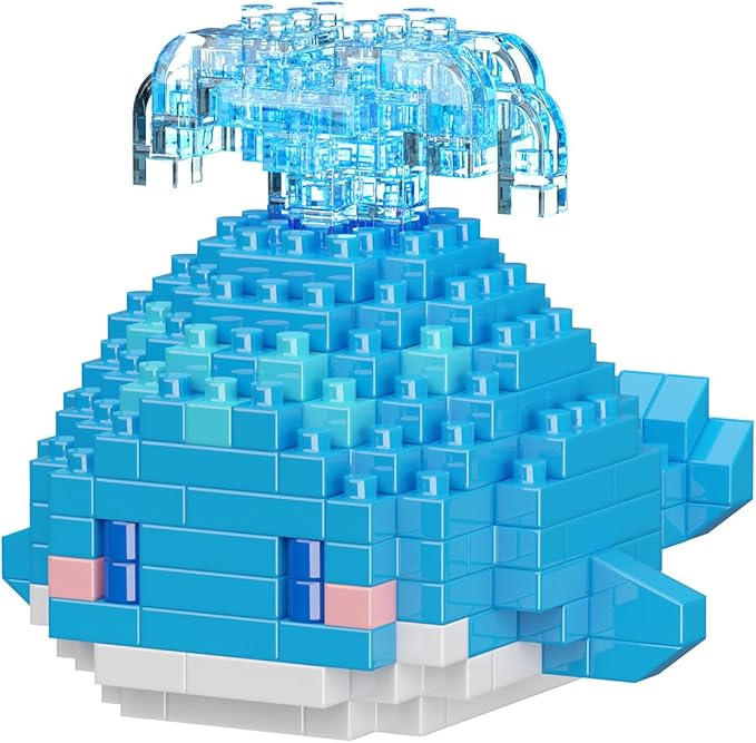 Marine Animals Building Blocks Sets Mini Building Blocks Ocean Animal Sea Creatures Building Blocks Set Mini Building Blocks Toys STEM Gifts for Kids Adult(Blue Whale)