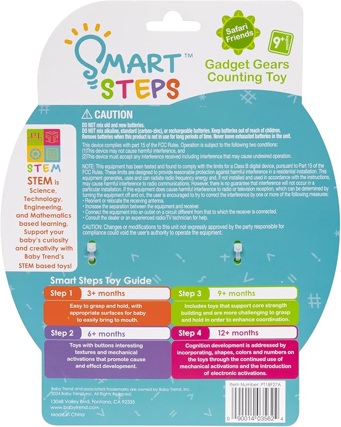 Smart Steps Gadget Gears Counting Toy