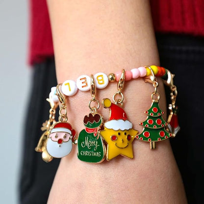 Lorfancy 12Pcs Kids Bracelets for Girls Letter Beads Bracelets Toddler Baby Cute Friendship Princess Stretchy Pretend Play Bracelet Costume Jewelry Accessories (A-12 pcs)