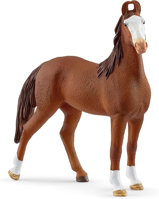 Schleich Horse Club - Marwari Mare - 5" Hand-Painted Collectable, Realistic Toy Horse Figurine for Girls and Boys. Durable, Educational Figure for Fun Imaginative Play. Cool Kids Toys Ages 5+ 14897