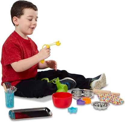 Melissa & Doug Baking Play Set (20 pcs) - Play Kitchen Accessories