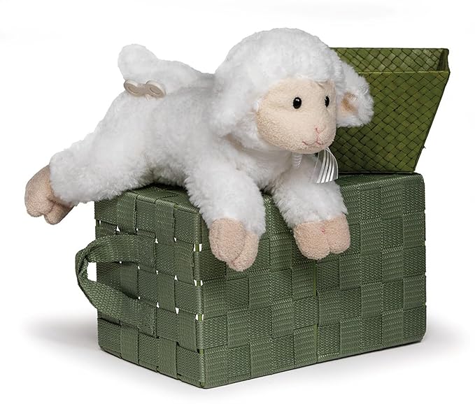 Mary Meyer Inspirational Wind-Up Musical Lamb Soft Toy, Jesus Loves Me