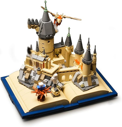 Castle Book Building Set Compatible with Lego for Adults,Medieval Modular House Building Kit for Boys and Girls Christmas,Halloween,Birthday Gifts 727 pcs