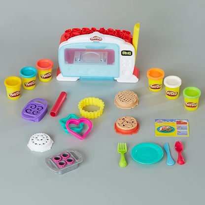 Play-Doh Kitchen Creations Magical Oven Play Food Set for Kids 3 Years and Up with Lights, Sounds, and 6 Colors (Amazon Exclusive)