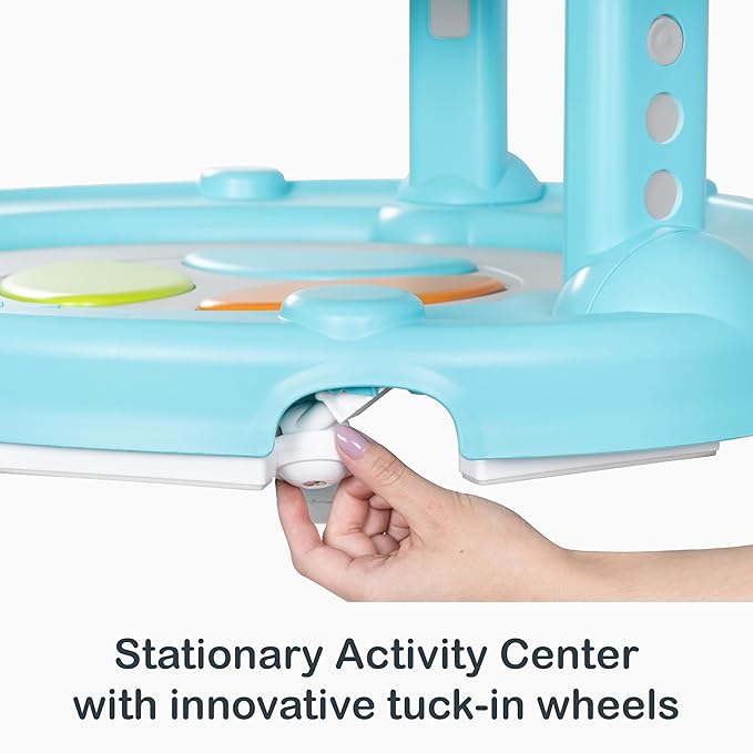 Smart Steps Bounce N’ Dance 4-in-1 Activity Center Walker, Hexagon Dots