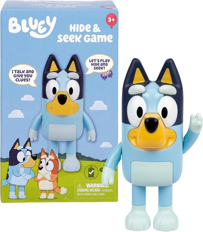 Bluey Game Hide and Seek Electronic Figure, Articulated, Musical Kids Figurines with Dance Mode, Interactive Toys for Kids, Toddler Figurine Toys for Ages 3+