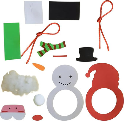 4E's Novelty Foam Kids Christmas Picture Frame Ornament Craft (12 Pack) Bulk Christmas Crafts for Kids Ages 4-8, 8-12 & Toddlers DIY Party Acitvity