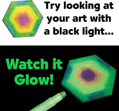 Faber-Castell Neon Gel Crayons: 6 Jumbo Gel Crayons in Durable Storage Case: Toddler Art Supplies for Coloring, Twistable Crayons for Kids Drawing Supplies Ages 3-4+