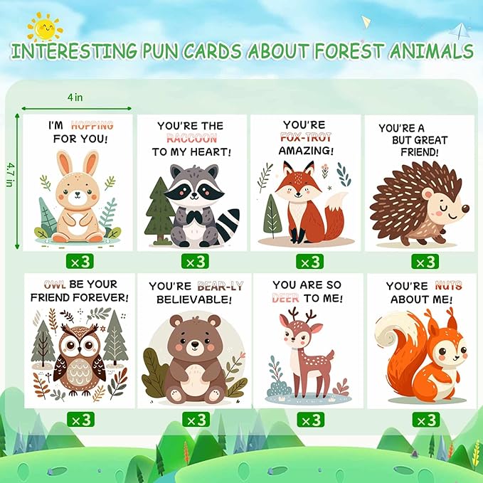 24 Pcs Safari Party Favors, Animal Party Favors, Unfinished Wooden Painting Crafts for Kid, Sunday School Craft for Kid, Painting Craft Activities Kit, New Year's Gift, Valentine's Day, Easter Gift