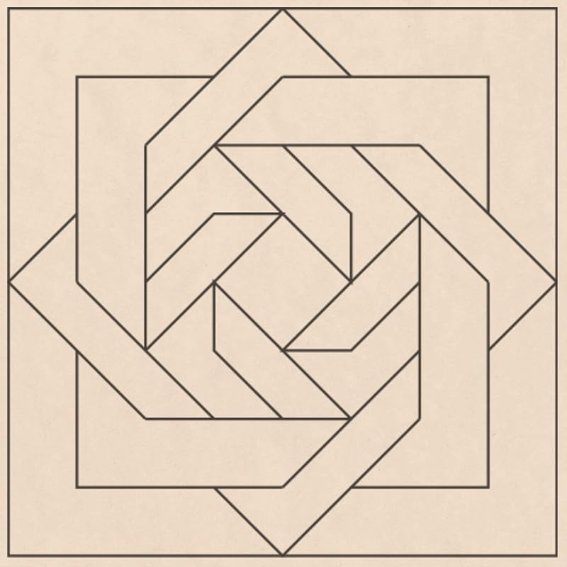 Infinity Unfinished Barn Quilt Square Wooden Sign Craft Kit to Paint, Country Decor Canvas Quilts Blocks Painting Crafts for Adults AVTRBoutique (18 inches, Slip Knot)