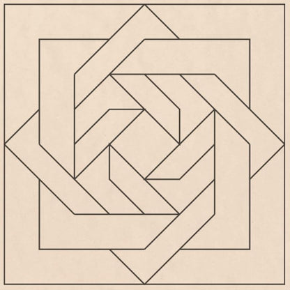 Infinity Unfinished Barn Quilt Square Wooden Sign Craft Kit to Paint, Country Decor Canvas Quilts Blocks Painting Crafts for Adults AVTRBoutique (18 inches, Slip Knot)