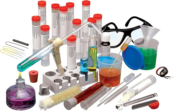 Thames & Kosmos Chem C2000 (V 2.0) Chemistry Set | Science Kit with 250 Experiments and 128 Page Lab Manual, Student Laboratory Quality Instruments & Chemicals | Parents' Choice Silver Award Winner