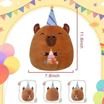 Birthday Gift Capybara Plush Toy - Cuddly Capybara Stuffed Animal Soft Plush, for Kids, 10 Inch