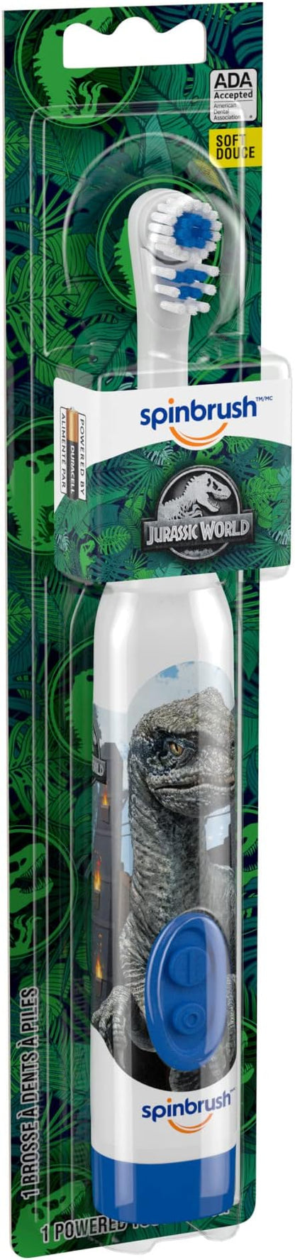 Spinbrush Jurassic World Kid’s Electric Battery Toothbrush, Soft, 1 ct